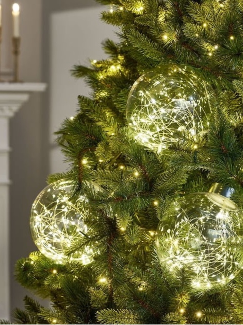 Oversized Twinkling Globe Lights, Set of 3